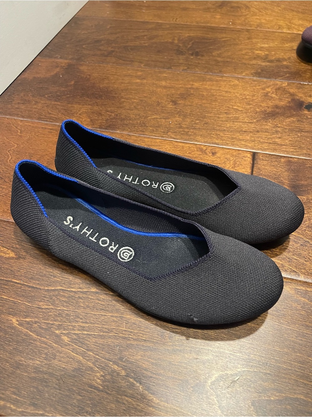 Rothy's Women's dark grey Knit Ballet Flats